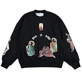 Herren Kanye Jesus is King Sweatshirt Schwarz, L