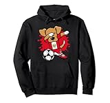 Peruanischer Fußballtrikot mit lustigem Dabbing Dog Pullover H