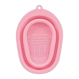 Yusat Make-up-Pinsel-Reinigungsmatte aus Silikon für Kosmetikpinsel, Reinigungsschale für Make-up-Pinsel, Make-up-Schw