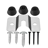 10PCS Halterung Für Dartscheibe, Wandbefestigung, Haken Zum Aufhängen, Schrauben-Set Wandhalterung Und Schraubenset Mit 3 Pads, Ersatz Für Die Montage Der Dartscheib