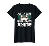 Just a Girl Who Loves Anime Geschenk T-S