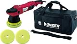 KUNZER 7PME15 Exzenter-Poliermaschine 950W inkl. 125mm Klettteller, 2 Schwammaufsätzen, Tasche mit Bügel- / Halteg