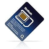 O2 SIM-Karte 4G/5G - unbegrenzte Daten-Sim + unbegrenzte Anrufe & SMS 25GB EU & Weltweit Roaming Prepaid Sim, nicht bezahlen wie Sie gehen Perfekt für Urlaub oder Arbeit weg von zu Hause (30 Tage)