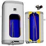 elektrischer Boiler Warmwasserspeicher Elektrospeicher eckig wandhängend Heizleistung 2 oder 4 kW verschleißfreier Keramikheizstab in den Größen 50 80 100 125 160 L L