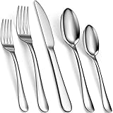 Tribal Cooking Edelstahl Besteckset 30-teilig – Elegantes Cutlery Set für 6 Personen - Küchenzubehör, Essbesteckset, poliert, rostfrei, spü