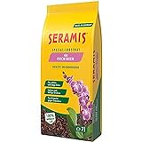 Seramis Spezial-Substrat für Orchideen, 7 l – Orchideensubstrat mit Tongranulat und Pinienrinde zur idealen Sauerstoff- und Nährstoffversorgung,Gelb
