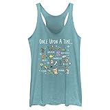 Disney Damen Once Upon a Time T-Shirt, Tahiti Blau, X-Groß