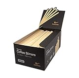 Holzstäbchen, Kaffeelöffel, Einweg Holzstäbchen, Eisstiele aus Holz, Löffel für Kaffee to go Becher, Eisstiele, Eislöffel, Holz zum Basteln, Einweglöffel, Spatel Kosmetik, einweg, 500 Stk.,18