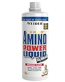 WEIDER Amino Power Liquid, Cranberry, Flüssiges Hydrolysiertes Protein + Aminosäuren, 1 L