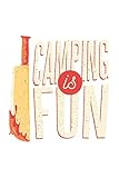 CAMPING IS FUN: Notebook |120 pages| 6 x 9 inches | Halloween Theme Notebook| Coffee Table Horror Books | Birthday Present,Creative Ideas, Perfect G