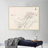 Cy Twombly《Untitled 13》Leinwand Abstrakte Kunst Ölgemälde Kunstwerk Ästhetisches Bild Wanddekor Home Wohnzimmer Posterdruck 35x50cm R