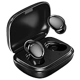 Bluetooth Kopfhörer, In Ear Kopfhörer Kabellos Bluetooth 5.1 Headset mit Mikrofon, Wireless Earbuds mit Stereo Deep Bass, Touch-Steuerung, IPX8 Wassersdicht, Sport Ohrhörer für iPhone/Samsung/Huaw