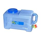 Wassertank Wasserkanister Wasserkanister 12L Kunststoff Wasserbehälter Mit Zapfen Grosse Kapazität Wasservorratsbehälter Krug Auto Wassertank Notwasserspeicher Für Den Haushalt Wasser Getränke-Eimer F