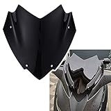 Motorradsport-Windschutzscheibe-Deflektor-Windschutzscheibe/Fit for YAMAHA XMAX300 XMAX250 XMAX-250 XMAX-300 2018-2019 (Color : Style 4 black)