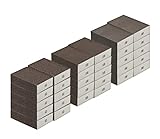 30 Set Schleifschwämme Aluminiumoxid Schleifschwamm 100 x 70 x 25, Körnung K60K100K180 Nass-und Trockenschliff, Schleifpapier, Schleifpad, Schmirgel- Schleifschw