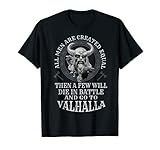 Wikinger für Männer Valhalla stammt von Odin Raven Berserker ab T-S