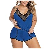 LEEDY Damen Erotik Unterwäsche Frauen Dessous Sexy UnterwäSche Push Up Sexy Zweiteiliger Pyjama Lingerie Plus Size Nachtwäsche Unterwäsche N