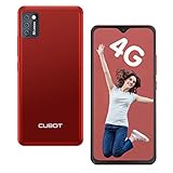 CUBOT Note 7 Smartphone ohne Vertrag 4G, Android 10 Go, 5,5' HD Display, 13MP Dreifach Kamera, 2GB/16GB, 128 GB erweiterbar, Daul SIM Triplo Slot Handy - Deutsche Version (Rot)