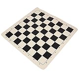 STOBOK Schachbrett Tragbar PVC Weich Schachspiele Zubehör Aufrollbar Kunstleder 35cm Schachbrett Kinder Erwachsene Traditionelle Spiele Tischspiele Zuhause Reise Bü