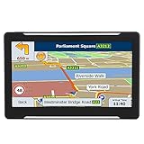 balikha 1920x1080 HD-Touchscreen-Auto-LKW-NAV-GPS-Navigationssystem, 8 GB 256 MB Verkehrsstimme Abbiegerichtungserinnerung, kostenloses Karten-Up