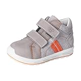 PEPINO Ricosta Jungen Stiefel LAIF,Kinder Boots,WMS:Weit,lose Einlage,Sympatex,Klettstiefel,Kinderschuhe,Booties,Graphit/orange (460),20 EU