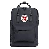 Fjällräven F27172 Kånken Laptop Rucksack 15 Zoll, Grau (Graphite), 40 x 28 x 16 cm, 18 L