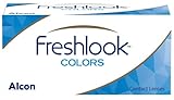 Alcon FreshLook Colors Blue Monatslinsen weich, 2 Stück / BC 8.6 mm / DIA 14.5 / 0 Diop