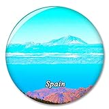 Spanien Kanarische Inseln Teneriffa Kühlschrank Magnete Dekorative Magnet Flaschenöffner Tourist City Travel Souvenir Collection Geschenk Starker Kühlschrank Aufkleb