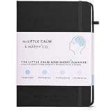 The Little Calm and Happy Planner - Wochen- und Monatsplaner undatiert Produktivitätsplaner Habit Tracker, Tagebuch Notizbuch für Glück, Motivation, Produktivität und Lebensbalance - A5 (schwarz)