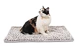 Mora Pets Selbstheizende Decke für Katzen & Hunde - Selbstwärmende Katzendecke Hundedecke, Wärmedecke Katze, Thermodecke katzenbett Wärmematte Hund Waschbare Größe: 70x47