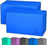 OVERMONT Yoga Block Yogaklotz 2er Set Yoga und Pilates für Anfänger B