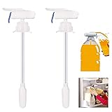 Magic Automatischer Getränkespender, Elektrischer Wasserhahn für Milchsaft Bier Auslaufsicherer Getränkespender für Party Hochzeit Dekoration Outdoor Home Küche 2er Pack