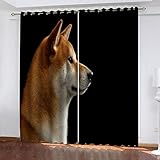 KLily wasserdichte 98% Verdunkelungsvorhänge Geeignet Für 4 cm Stangenvorhänge Waschbar Dekorative Vorhänge Im Schlafzimmer Balkongarten I