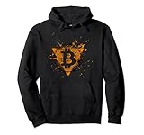 Bitcoin BTC und Crypto Symbol Kryptowährungen und Bitcoin Pullover H