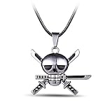 DTKJ Anime One Piece Zorro Schwert Skeleton Anhänger Neckalce Für Frauen Schmuck Koly