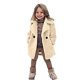 PZHHZPING Übergangsjacke Kinder Mädchen Jeansjacke Baby Jacke Parka Mantel Herbst Jeans Winterjacke Wintermantal Herbstjacke Herbstmantal Daunenjacke Babyjacke Steppjacke Plüschjacke Fleecejack