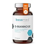 D-Mannose & Cranberry Kapseln Hochdosiert I Plus Milchsäurebakterien + Methionin I Kein umständliches Pulver (30 Stück)