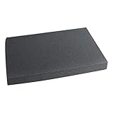 HMF 1456-60 Rasterschaumstoff Würfelschaum | 345 x 550 mm | Double-Size | Koffereinlage | Tabletop | Höhe: 60