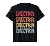 Dexter Geschenkname, personalisierbar, lustig, Retro, Vintage, Geburtstag T-S
