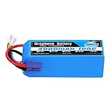 YOWOO 6S 22.2V 100C 4000mAh Graphen Akku mit EC5 Stecker RC Lipo Batterie für RC Flugzeug Hubschrauber Quadcopter Auto LKW Boot Drohne Hobby Goblin Heli 500 Mikado GAUI KDS ElyQ Align Trex-550 600