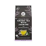 Amazon-Marke: Happy Belly Select Grüner Tee mit Jasminblüten, aromatisiert 1 x 20 Pyramidenb