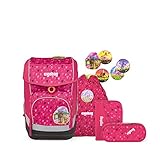 ergobag cubo Set - ergonomischer Schulrucksack, Set 5-teilig