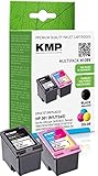 KMP Tintenpatronen Kompatibel mit HP 301 Multipack Schwarz und Farbe für HP Officejet 2620/2622, Deskjet 1000/1010/1050/1050A/1510/1514/2000/2050/2050A/2050SE/2054A/2510A/2542/2544/2545/3000/3050