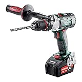 Metabo Akku-3-Gang-Schlagbohrmaschine SB 18 LTX-3 BL I (602356650) Kunststoffkoffer 18V 2x5.2Ah Li-Ion + ASC 55, 18 V, Schw