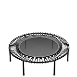 bellicon® GO, Premium Fitness-Trampolin, grau/schwarz, ø112cm, Schraubbeine, inkl. umfangreichem Einführungspaket, Made in Germany …