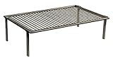 AKTIONA Edelstahl Grillrost Nach Maß - Umfang: 1 bis 180 cm + 4 Abnehmbare Halterungen/Beine bis 30 cm Länge Rost Maßanfertigung, Grillkamin, V2A, Grill, Edelstahlg