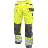 Dassy Unisex Glasgow 290G Arbeitshose, Giallo/Grigio, 38