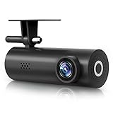 Vorne Auto Dashcam, DEKNEI 1080P Full HD Wifi Autokamera, 170 ° Weitwinkel HDR Auto Dashcam mit Nachtsicht, Schleifenaufzeichnung, G-Sensor, 24 Stunden Park