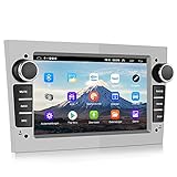 NHOPEEW 2 Din Car Radio Android 10 mit Navigation und OBD2 System 7 Zoll Touchscreen Flip DAB Radio für Opel Astra Antara Vectra Corsa Zafira Meriva Vivara Vivaro Unterstützung Bluetooth Mirror Link