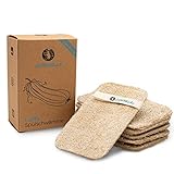 Chinchilla® Luffa Schwamm Küche | 6er Pack nachhaltige Küchenschwämme | waschbar & wiederverwendbar | Nachhaltige & vegane Spülschwämme | Naturschwamm aus Luffa Gurk